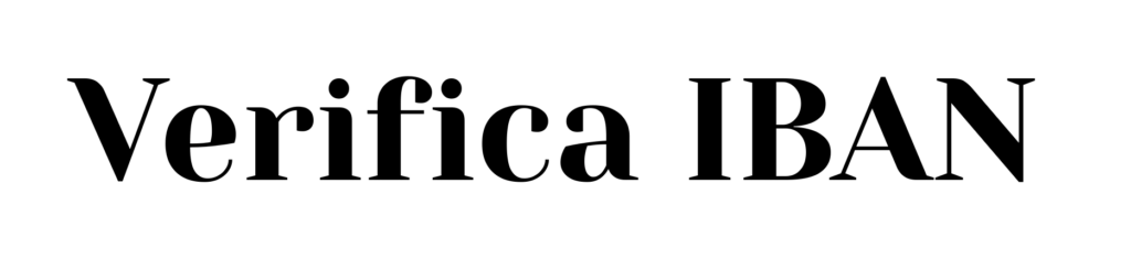 verifica iban
